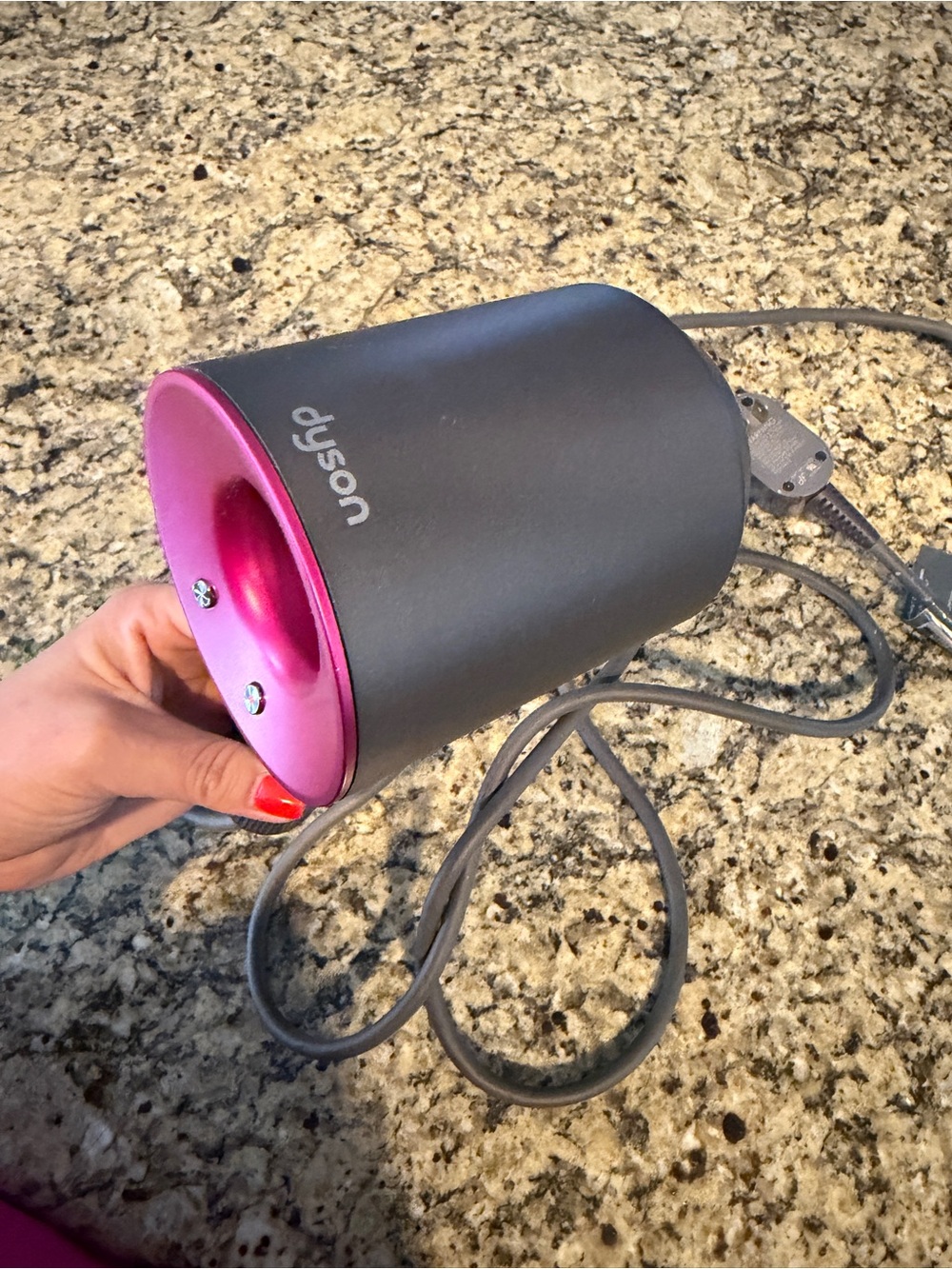Dyson Hair Dryer - Pink and Gray - Picture 2 of 4